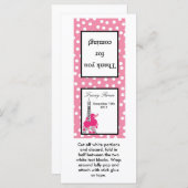 25 Lollipop Topper Pink Poodle in Paris Eiffel (Front/Back)