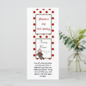 25 Lollipop Topper Red Sock Monkey (Standing Front)