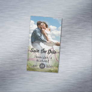 25 Magnetic PHOTO Save the Dates for less than $10 Business Card Magnet