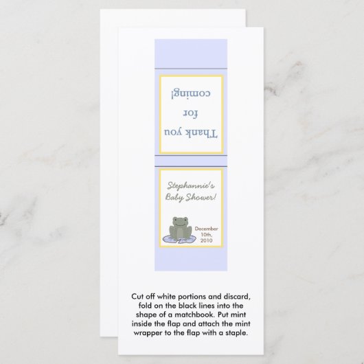 25 Mint Matchbooks Leap Frog Turtle Bee Dragonfly (Front/Back)