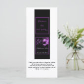 25 Mint Matchbooks Mis XV Purple Lilac Black (Standing Front)