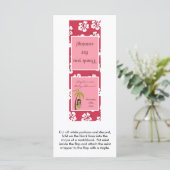 25 Mint Matchbooks Pink Hawaiian Luau Tropical (Standing Front)