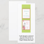 25 Mint Matchbooks Tea Party Pink Pastel Cupcake (Front/Back)