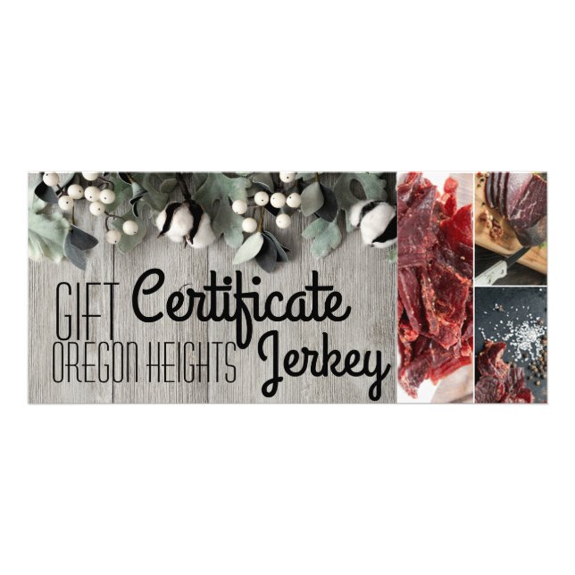 25 Pack Business Gift Certificate cotton plant ber (Front)