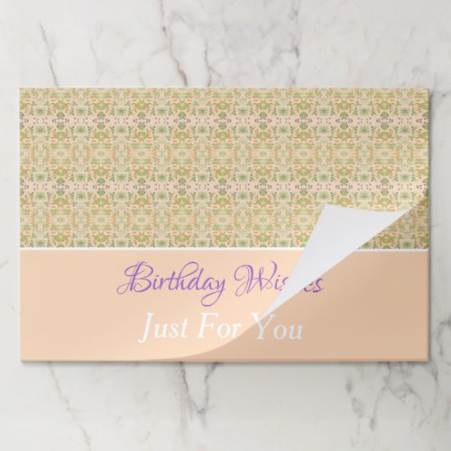 25 Paper Place Mats Personalize to Any Occasion
