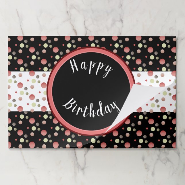 25 Paper Placemat Personalize To Any Celebration (Folded)