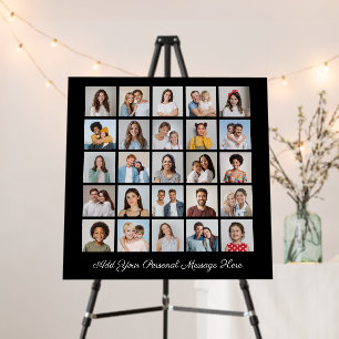 25 Photo Collage Add Your Own Greeting Foam Board