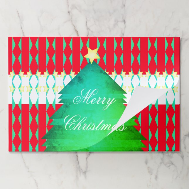 25 Piece Christmas Table Decor Paper Placemat (Folded)