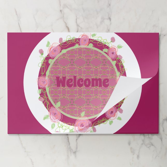 25 Piece Welcome Paper Placemats (Folded)