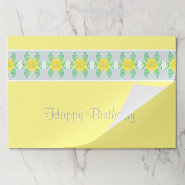 25 Pretty Paper All Occasion Paper Placemats (Folded)