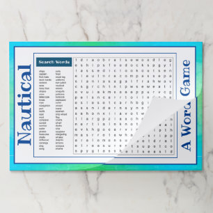 25 Restaurant Nautical Paper Placemats