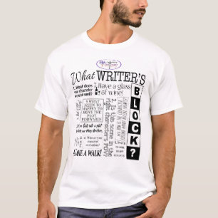 25 Solutions to Writer's Block T-shirt