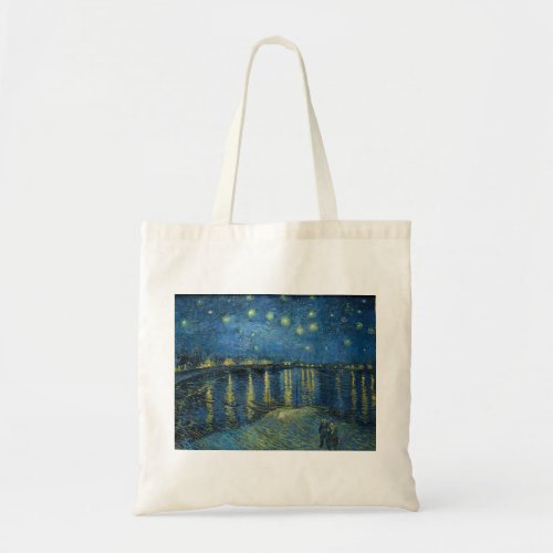 25 Starry Night Over the Rhone by Vincent van Gog Tote Bag