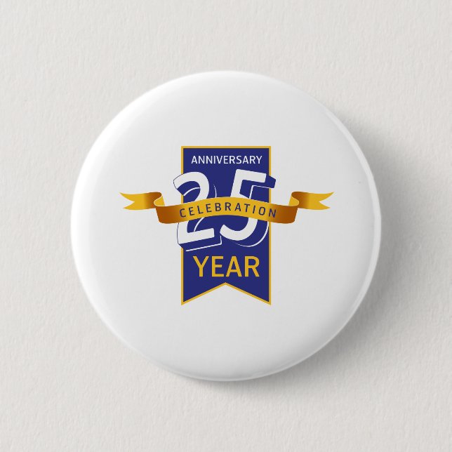 25 th anniversary button (Front)