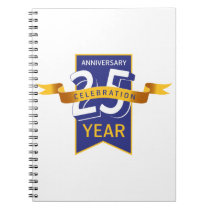 25 th anniversary notebook