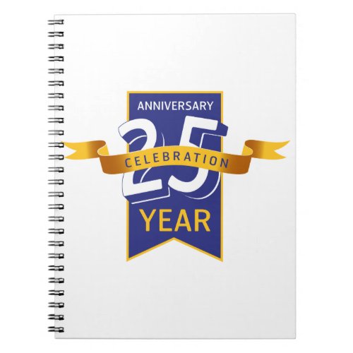 25 th anniversary notebook