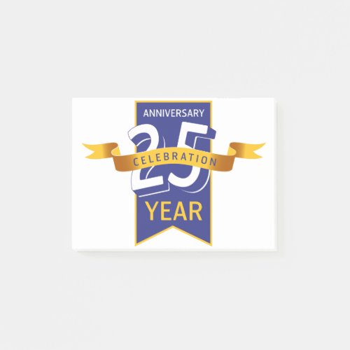 25 th anniversary post_it notes
