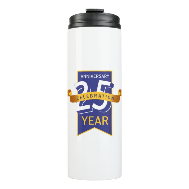 25 th anniversary thermal tumbler (Front)