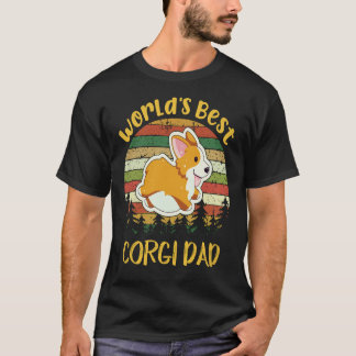 25 World's Best Corgi Dad Corgi T-Shirt