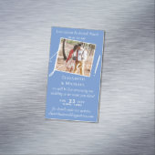 25 x Magnetic Wedding Livestreaming Save the Date Business Card Magnet (In Situ)