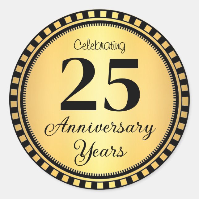 25 Year Anniversary Envelope Seal (Front)