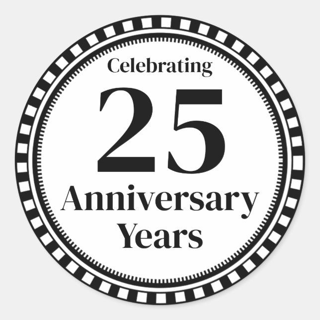 25 Year Anniversary Envelope Seal (Front)