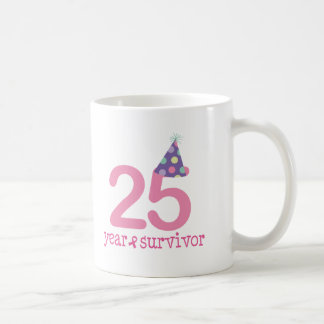 25 Year Breast Cancer Survivor Coffee Mug