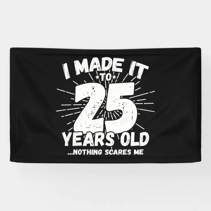 funny 25th birthday gift ideas