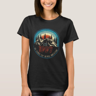25 Year Old Birthday Vintage Est 1997 T-Shirt