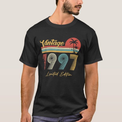 25 Year Old Vintage 1997 Limited Edition 25th T_Shirt