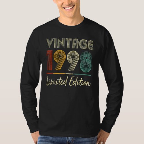 25 Year Old  Vintage 1998  25th Birthday 2 T_Shirt