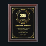 25 Year Work Anniversary | Employee Appreciation Award Plaque<br><div class="desc">25 year work anniversary quotes award,  for Employee Appreciation. personalized happy work anniversary gift</div>