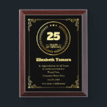 25 Year Work Anniversary | Employee Appreciation Award Plaque<br><div class="desc">25 year work anniversary quotes award,  for Employee Appreciation. personalized happy work anniversary gift</div>