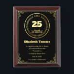 25 Year Work Anniversary | Employee Appreciation Award Plaque<br><div class="desc">25 year work anniversary quotes award,  for Employee Appreciation. personalized happy work anniversary gift</div>