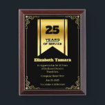 25 Year Work Anniversary | Employee Appreciation Award Plaque<br><div class="desc">25-year work anniversary quotes award,  for Employee Appreciation. personalized gift</div>