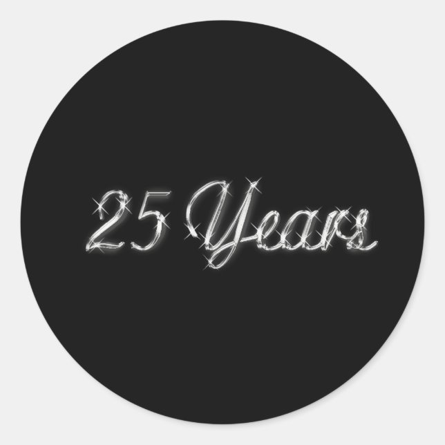 25 Years Anniversary Sticker (Front)