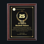 25 Years Employee Anniversary Appreciation Message Award Plaque<br><div class="desc">Celebrate your employee's anniversary with a Custom Appreciation Message Award Plaque, recognizing their dedication and contributions. Craft a heartfelt message that reflects their journey, values, and impact within the company. This thoughtful gift honors their hard work and reinforces the strong bond between the employee and the organization, making them feel...</div>
