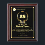 25 Years Employee Anniversary Appreciation Message Award Plaque<br><div class="desc">Celebrate your employee's anniversary with a Custom Appreciation Message Award Plaque, recognizing their dedication and contributions. Craft a heartfelt message that reflects their journey, values, and impact within the company. This thoughtful gift honors their hard work and reinforces the strong bond between the employee and the organization, making them feel...</div>