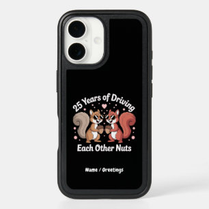 25 Years Of Driving Each Other Nuts Funny Couple iPhone 16 Case