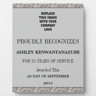 25 Years of Service Plaque