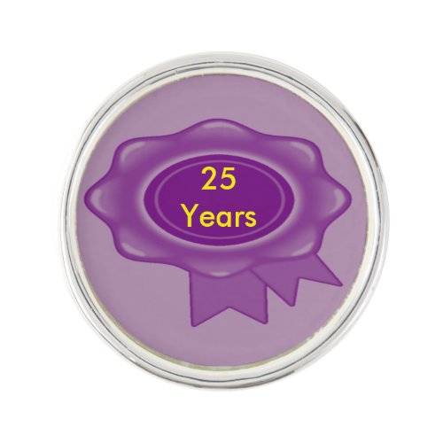 25 Years Service Lapel Pin