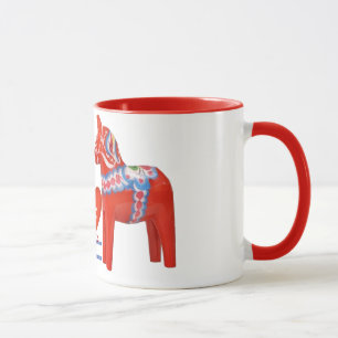 25 Years Together Custom Dated Swedish Dala Horse Mug
