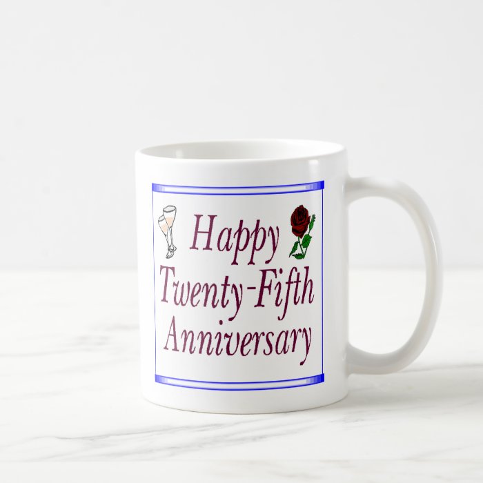 25th anniversary b mugs