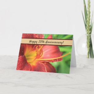 25th Anniversary Celebration Card