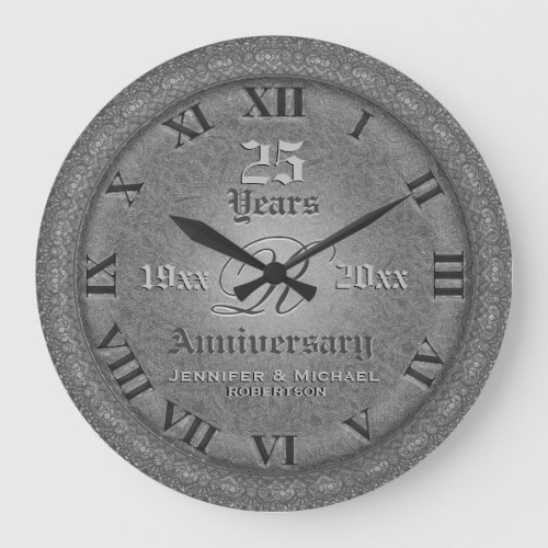 25th Anniversary Clock