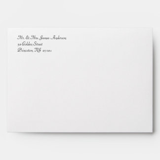 25th Anniversary - Custom Invitation Envelopes
