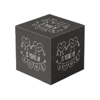 25th Anniversary Gift Chalk Hearts