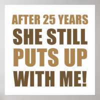 25th Anniversary Humor For Men