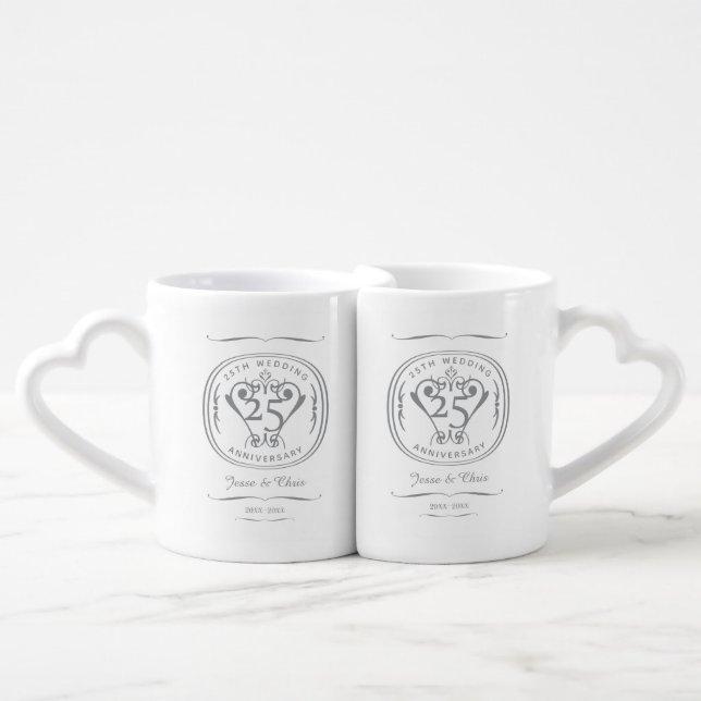 25th Anniversary Lovers' mug (Front Nesting)
