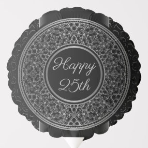25th Anniversary Medallion Balloon